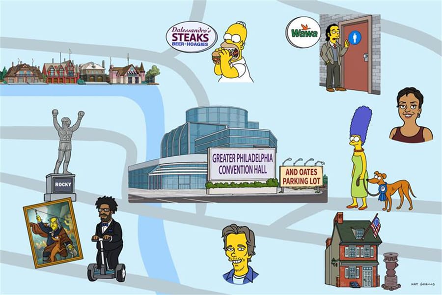 The Simpsons come to Philly for their 800th episode
